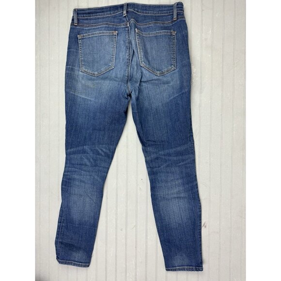 Loft Size 30 10 Womens Jeans Modern Skinny Ankle Stretch Med Wash Mid Ri… - Picture 4 of 4